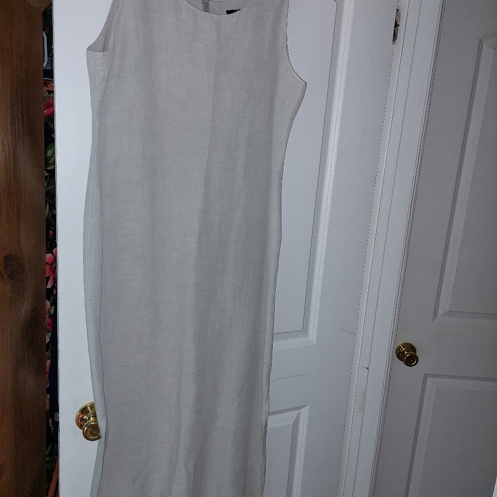 Linen gray with lining Dress